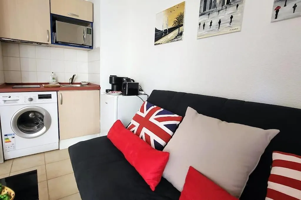 Cosy Studio For Couples - Ideal 2P-Quiet Escape-Ac Nice Appartement